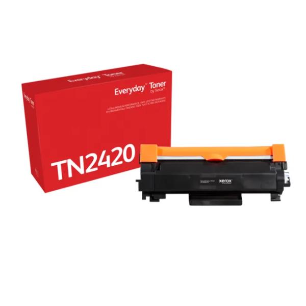 Toner everyday brother tn2420 alta capacità compatibile xerox 95205043426