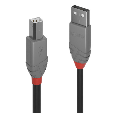 CAVO USB 2.0 A/B ANTHRA LINE, 0.5M