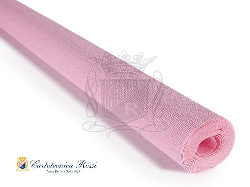 Rotolo carta crespa artistica m 0,5 x 1,5 gr.90 - rosa 384