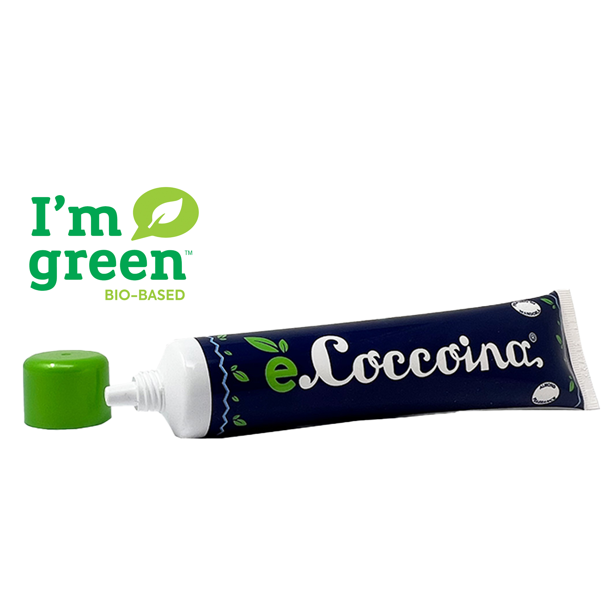 Colla liquida eCoccoina in blister da 50g, colore verde trasparente, marchio Coccoina 8009613685040 | initpc.it