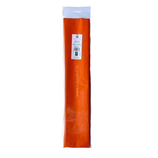 Carta velina gr.21 blister fg.6 - cm 50x76 - arancione