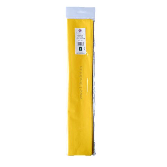 Carta velina gr.21 blister fg.6 - cm 50x76 - giallo
