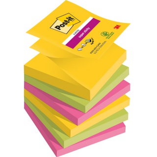 Note e post-it per scrivere su superficie rigida con marchio Carniv, formato 76x76 mm e design Z-Note, contenuto 6x90 fogli. 51141999555 | initpc.it