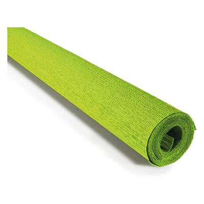 Rotolo carta crespa artistica m 0,5 x 1,5 gr.90 - parakeet green 353