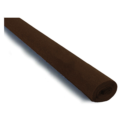 Rotolo carta crespa artistica m 0,5 x 1,5 gr.90 - marrone caffe 357