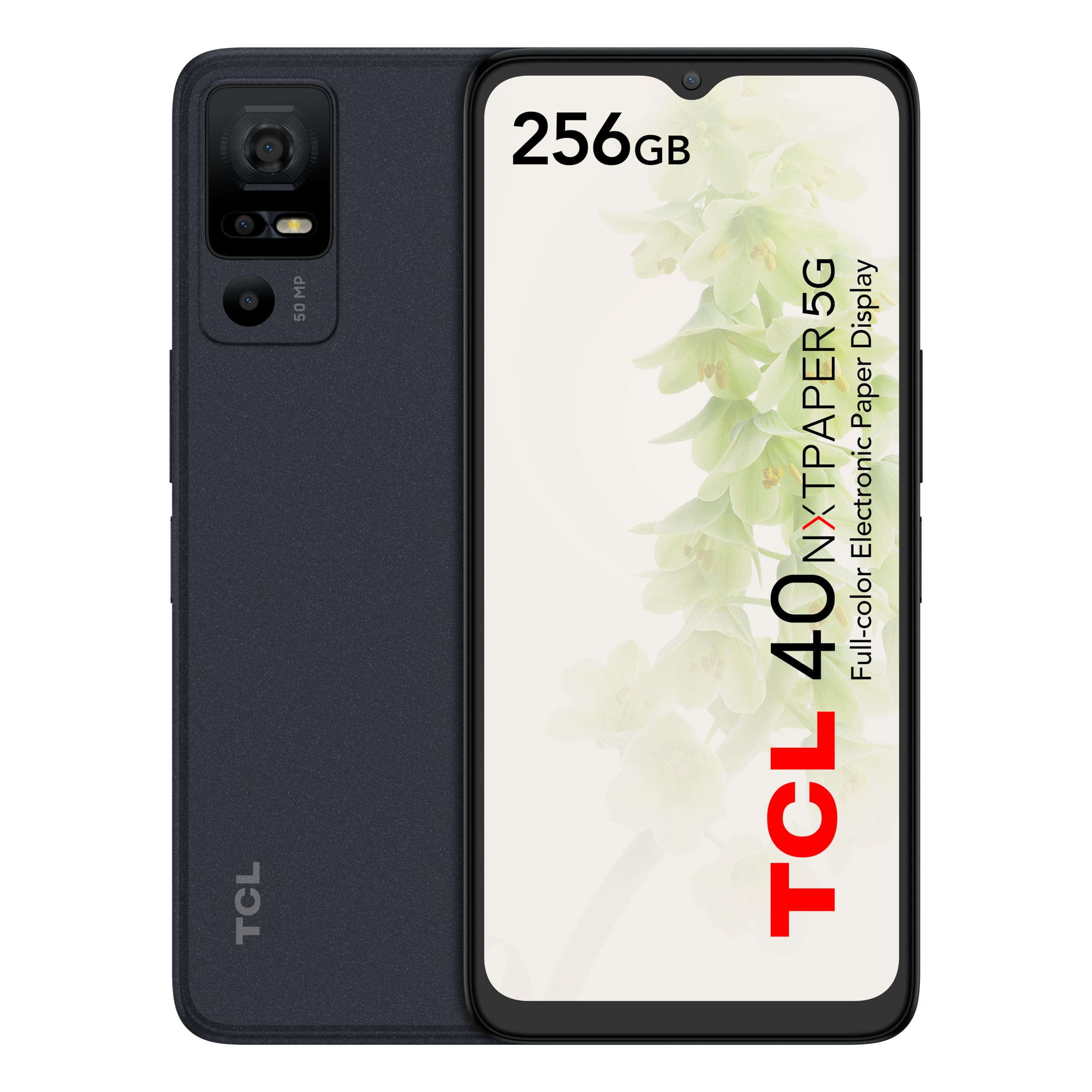Tcl 40nxtpaper 5g 12gb 256gb black smartphone 4894461975443