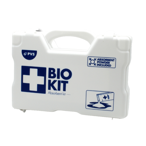 Valigetta di assorbimento e inattivazione rapida per liquidi biologici, contenente polvere addensante per la neutralizzazione e il contenimento degli eventi incidentali. Utilizzabile per la protezione da contaminanti pericolosi. 8034028018930 | initpc.it