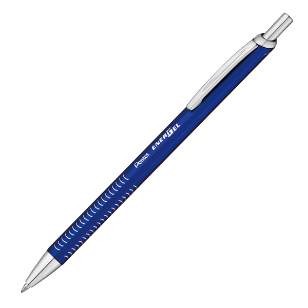 Penna roller EnerGel Metal Slim da 0.7 mm con fusto blu di alta qualità della marca Pentel 810035300026 | initpc.it