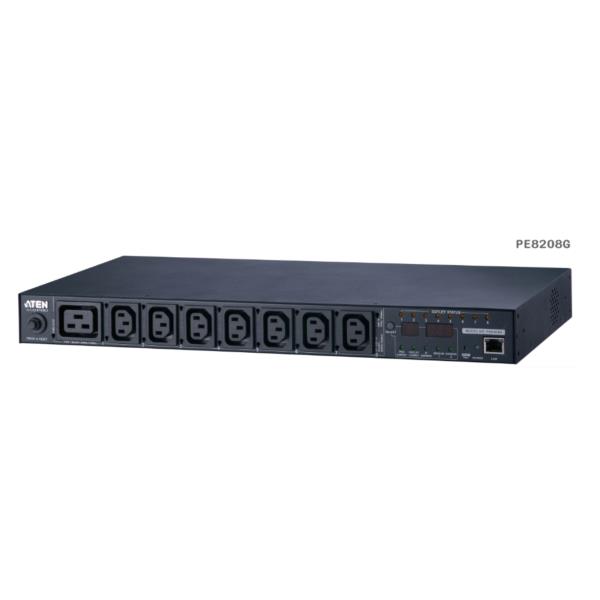 8-OUTLET 1U ECO PDU  METERED AND SW