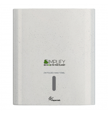 Dispenser per asciugamani piegati a Z/W di alta qualità della marca PAPERNET, ideale per uso domestico e professionale. 8024929009595 | initpc.it