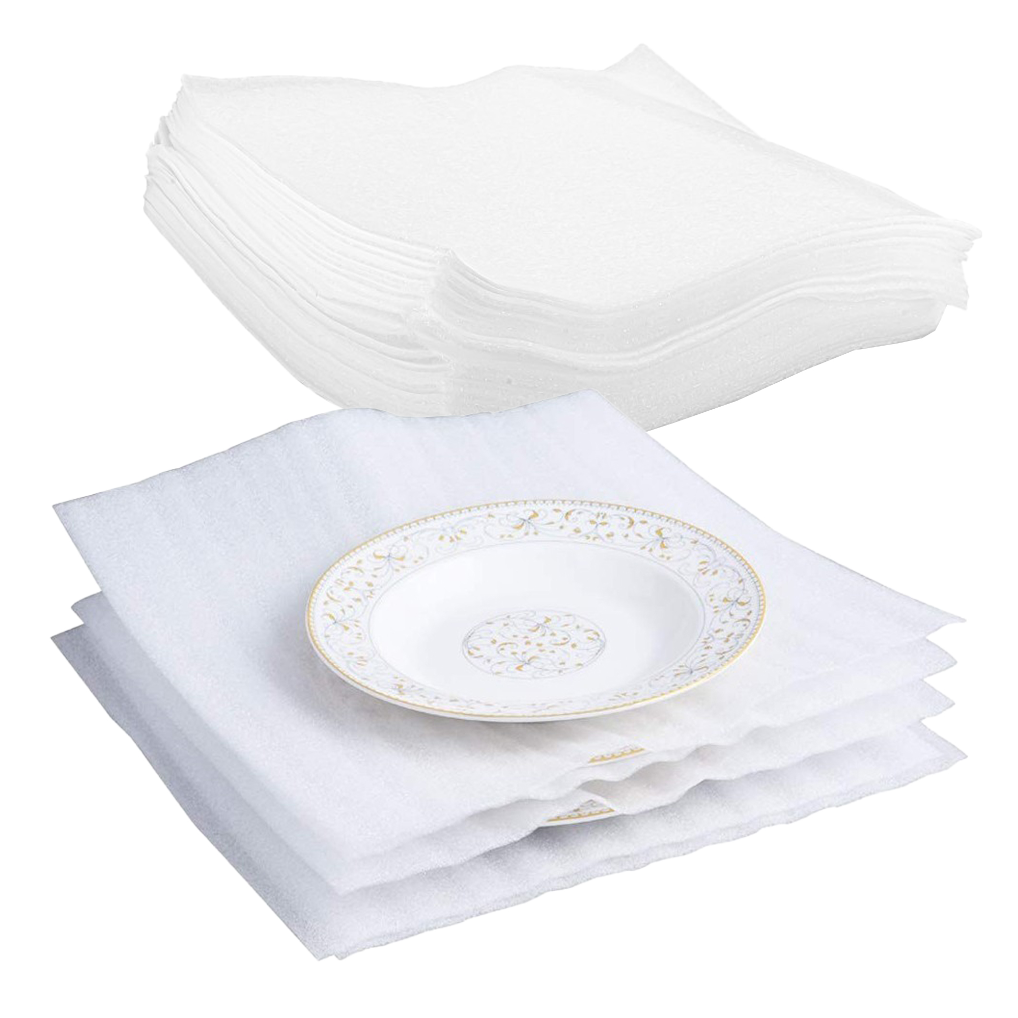 Foglio per imballaggio in schiuma espansa da 30x30 cm, confezionato a 100 pezzi, marca POLYEDRA 8052469889964 | initpc.it