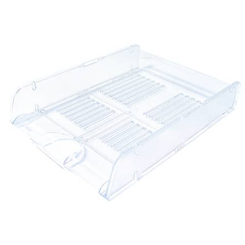 Vaschetta portacorrispondenze Arda Classica A4 trasparente, confezione di 10 pezzi, prodotto di alta qualità e durata. TR25310CR | initpc.it