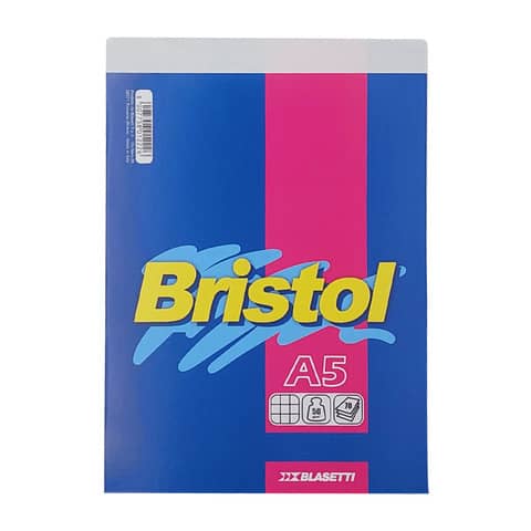 Blocco punto metallico Blasetti Bristol A5 - 70 ff - 50 g/m2 - 5 mm 1031