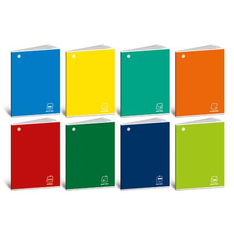 Quaderno punto metallico Maxi Blasetti Colorface A4 - 18+1 ff - 100 g/m2 - 4F 5908