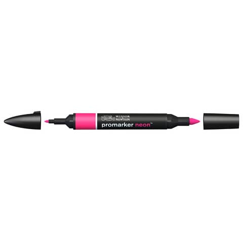 Pennarelli doppia punta Winsor&Newton, colore neon elettrico rosa, prodotto adatto per artigianato e creatività. 884955069134 | initpc.it