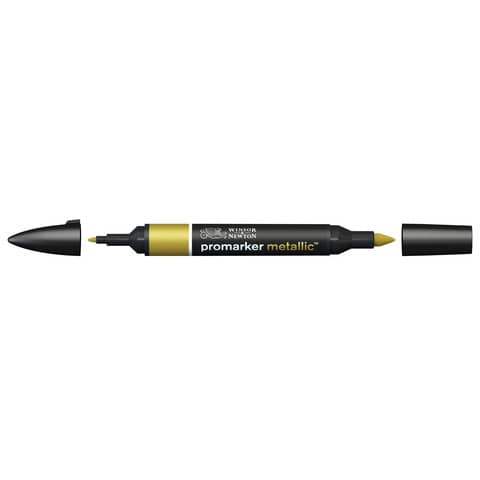 Pennarelli doppia punta Winsor&Newton in metallo dorato, perfetti per disegni e illustrazioni dettagliate 884955069165 | initpc.it