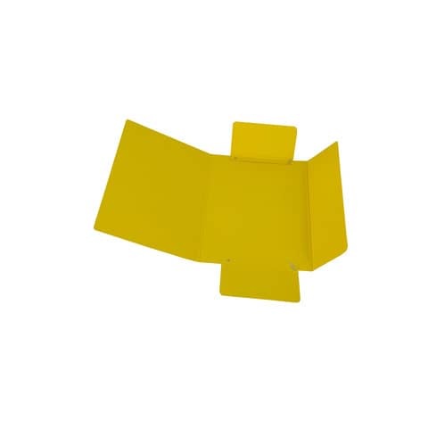 Cartella in presspan a tre lembi Cartotecnica del Garda colore giallo CG0032PBXXXAE04
