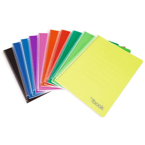 Quaderno spiralato di alta qualità Nikoffice con peso 70g, misura A5 e 30 fogli per pagina. Rivestito in plastica resistente all'usura, ideale per scuola e ufficio. 8051818021352 | initpc.it