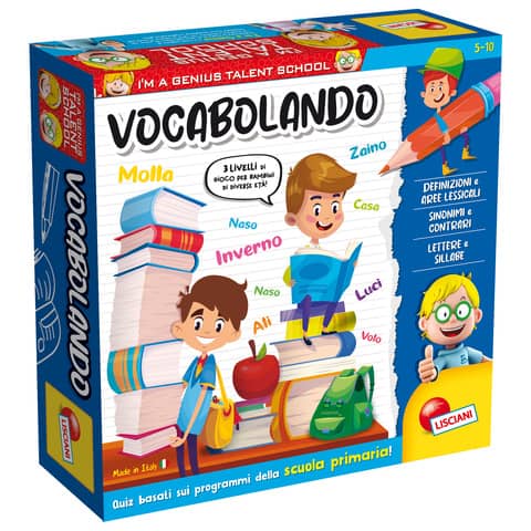 Gioco in scatola lisciani vocabolando per bambini 8008324036899