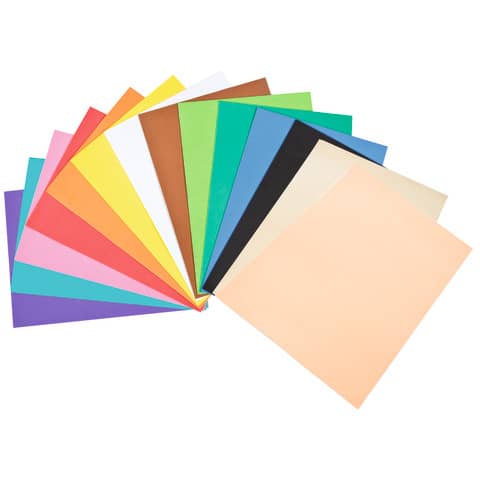 Gomma espansa a4 non adesiva colori 10 fogli 2 mm 8051818039463