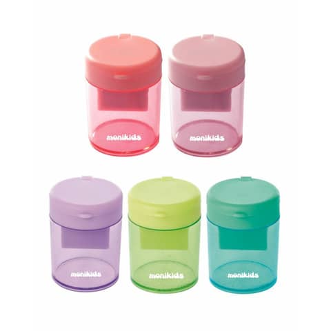 Temperamatite 2 fori plastica colorata pastello 8033594002268