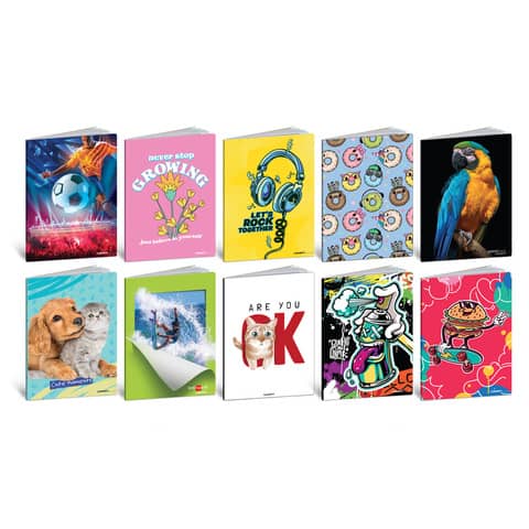 Quaderni blasetti boy a4 80g rigatura 10mm confezione 10 8007758287044