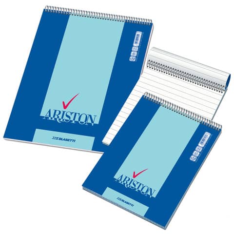 Blocco note spiralato ariston a5 60 fogli 60g/m² 8007758171817