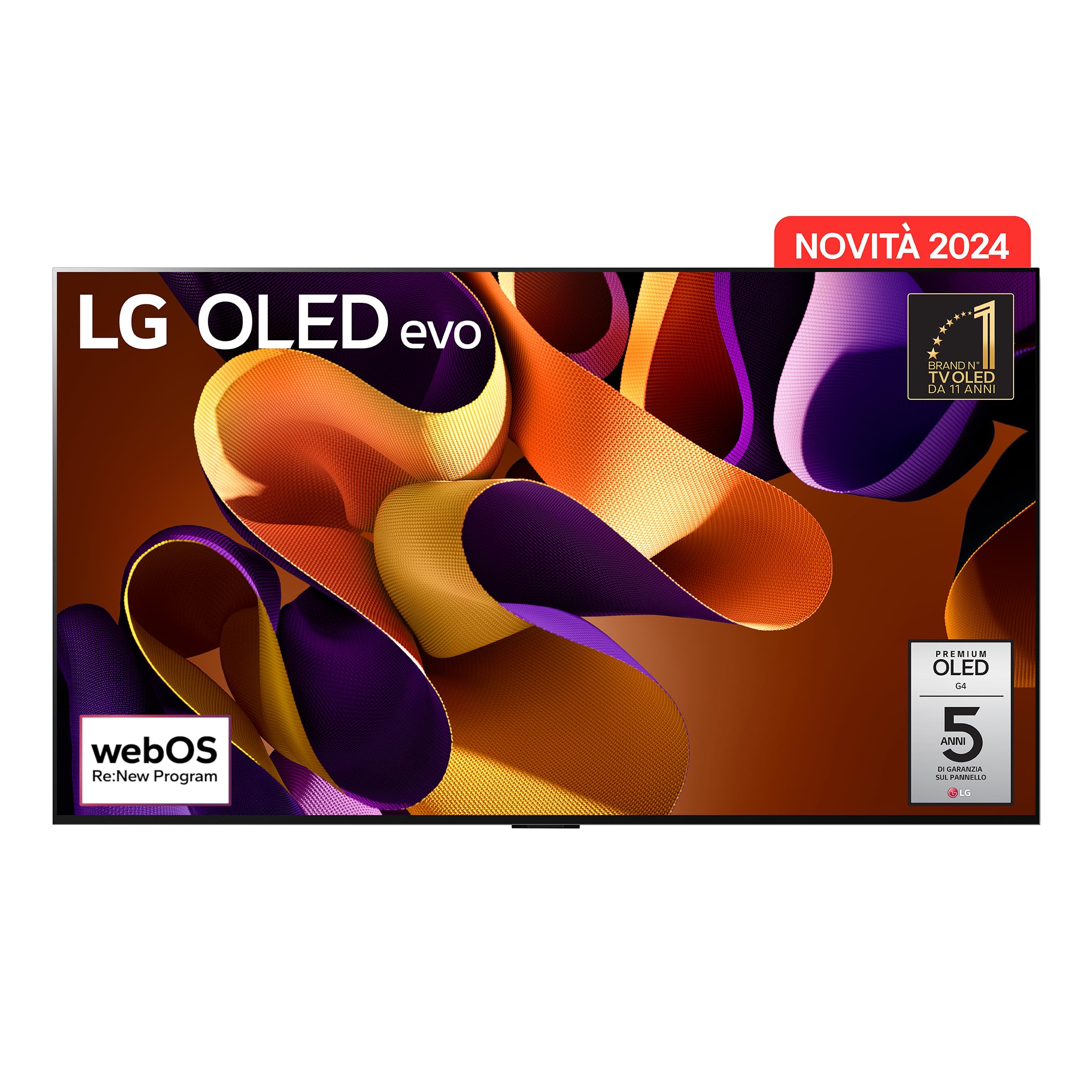 Tv lg oled da 65 pollici con tecnologia evo g4lw 8806096020517