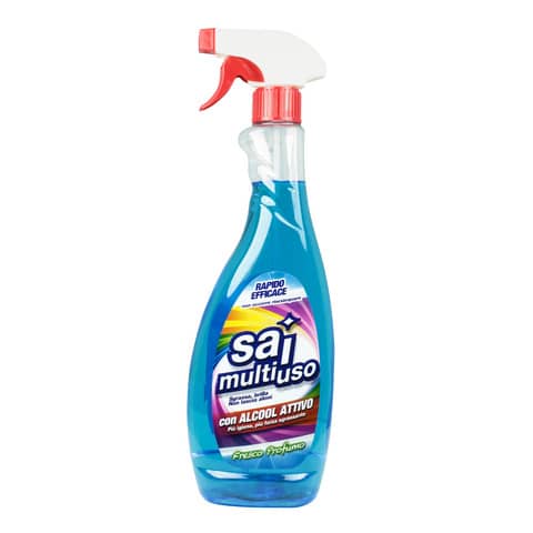 Detergente multiuso con alcool attivo e nebulizzatore SAI 0,75 L 0301542