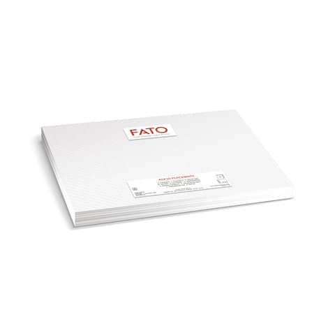 Tovagliette bianche in fibre riciclate Fato conf. 480 pz Fato 30x40 cm 84016201