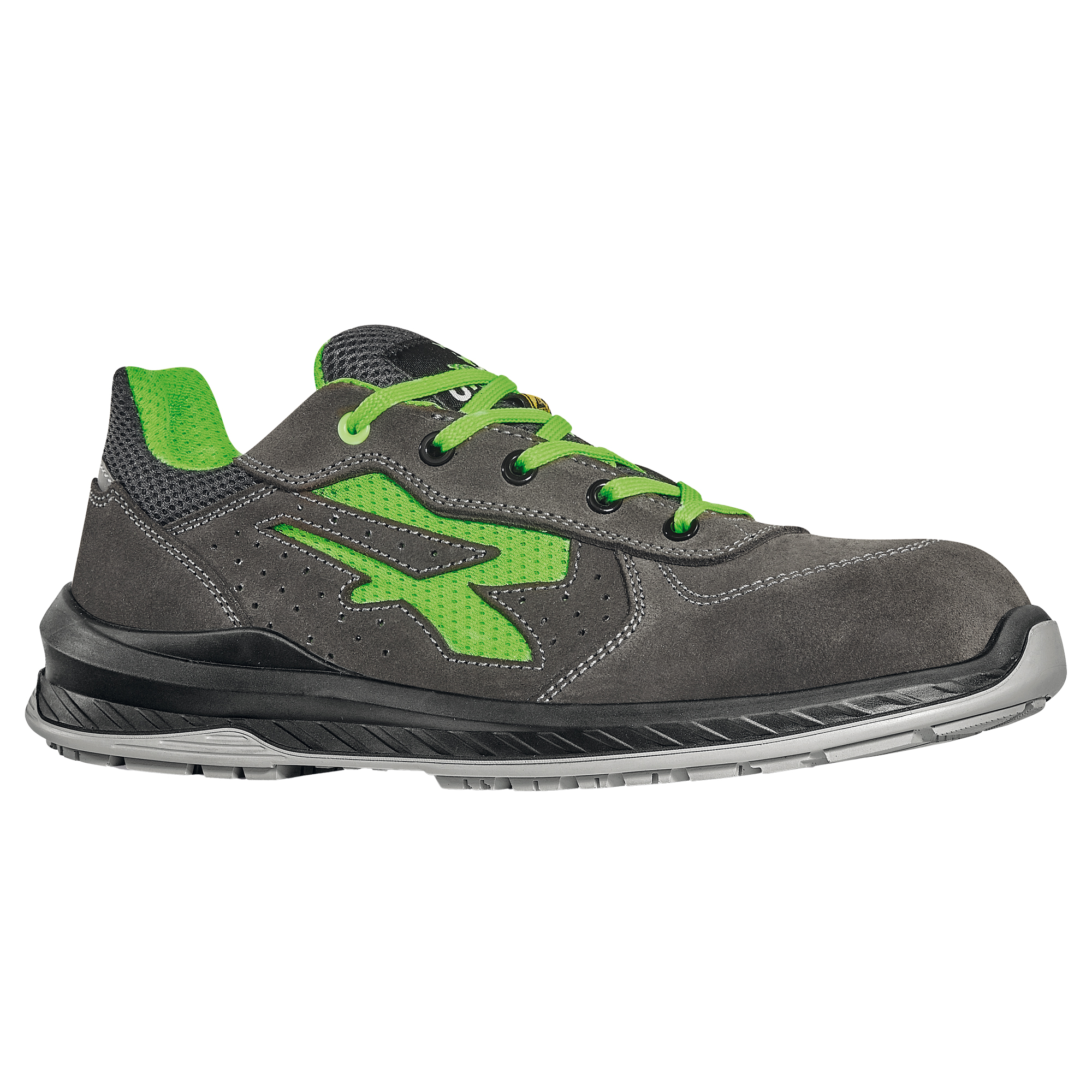 Calzatura di sicurezza denver s1p pelle scamosciata nero verde 45 8033546441022