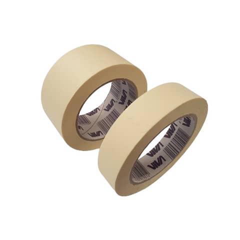 Nastro adesivo in carta Viva masking hot melt, colore bianco, confezione da 12 pezzi, dimensioni 19 mm x 50 m, codice prodotto 1371HM. 8014035034550 | initpc.it