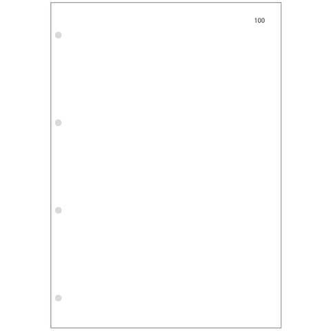 Interno bianco numerato 1/100 O.C.L. 100 fogli
