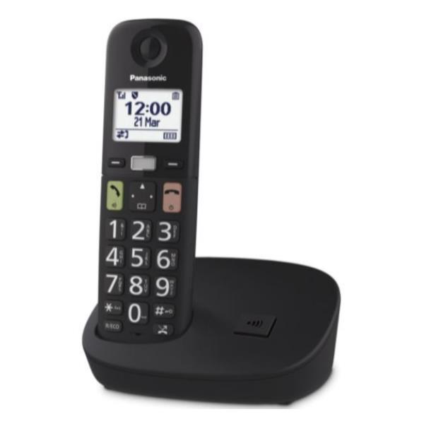 Telefonino senza fili tgu110exb con tasti grandi nero 5025232964161