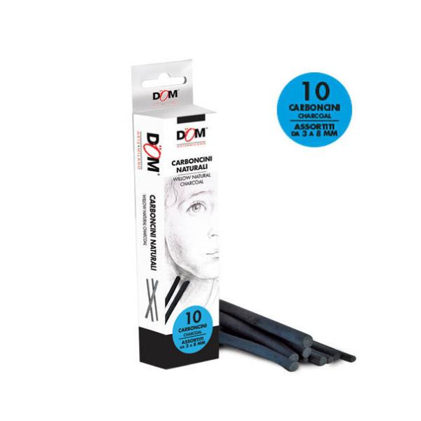 Carboncino naturale 12cm diametro 3-8mm 8004957119381