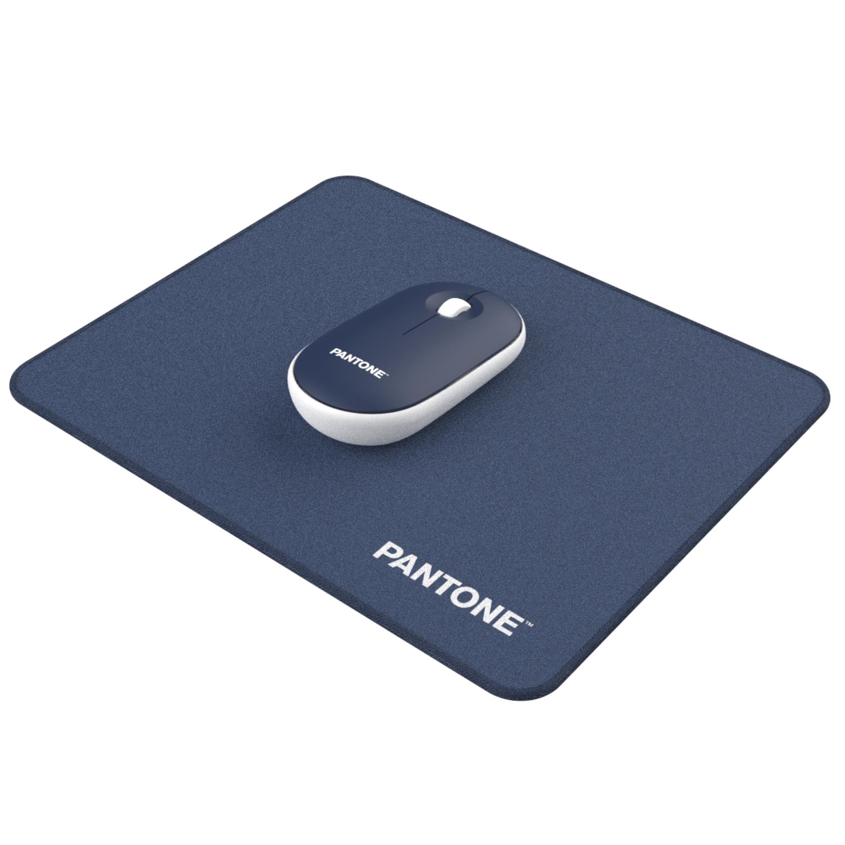 Pantone Bundle Mouse + Pad Navy - Set di mouse e tavoletta da disegno con design navy da utilizzare per progetti creativi e grafici. 4713213367094 | initpc.it