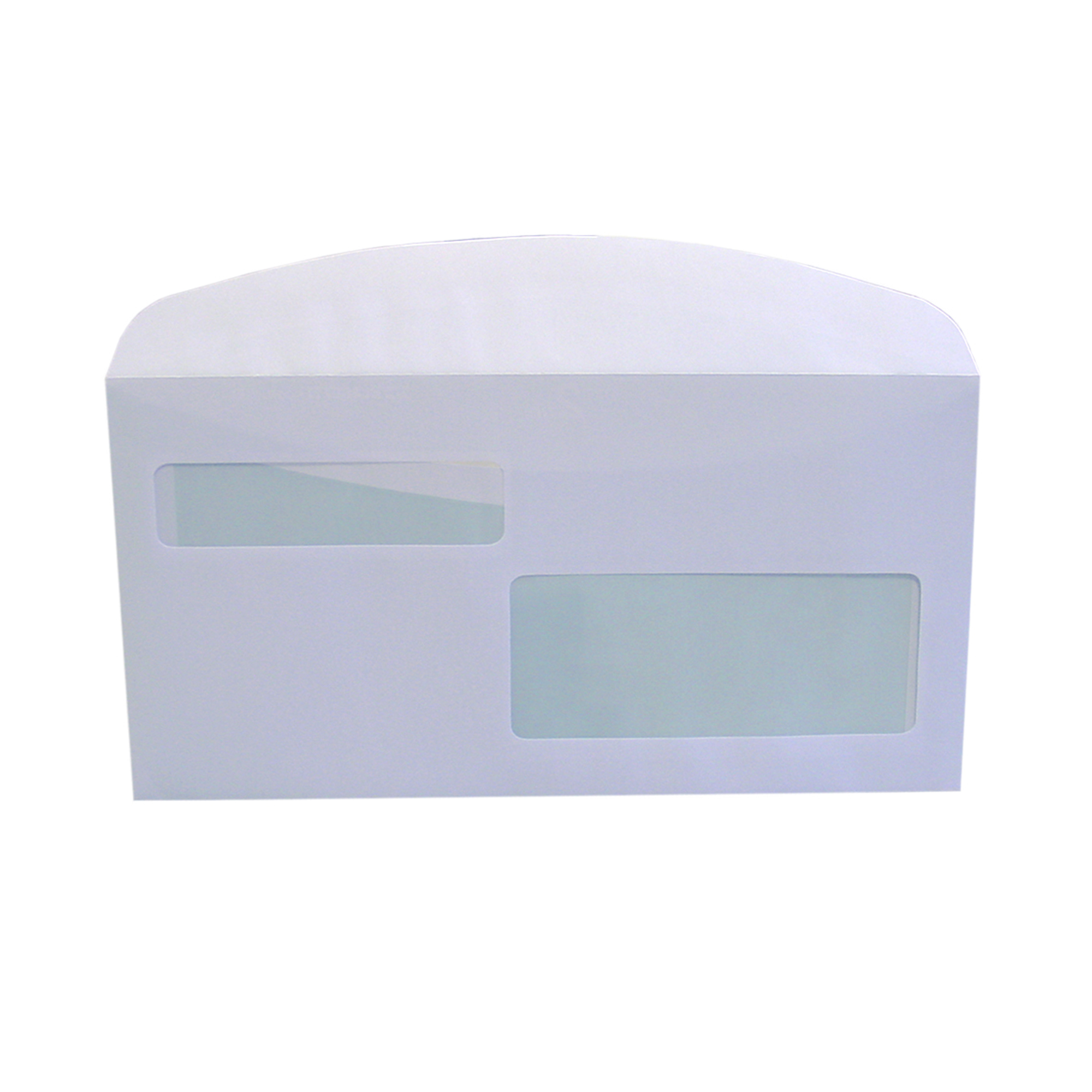 Busta doppia finestra con lembo gommato, dimensioni 11,5 x 22,7 cm, peso 80 gr, colore bianco, prodotto da Blasetti in confezione da 500 pezzi. 8007758041127 | initpc.it