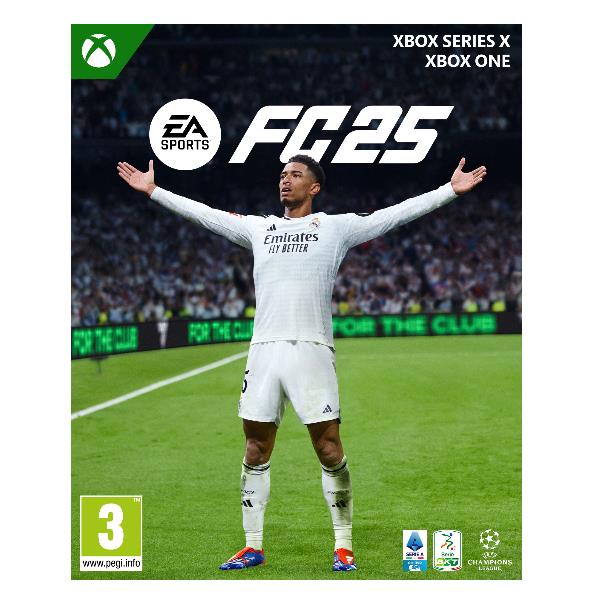 EA Sports FC 25 - Scheda del gioco per Xbox Series X|S, sviluppato da Electronic Arts e destinato alla simulazione calcistica. 5030931125379 | initpc.it