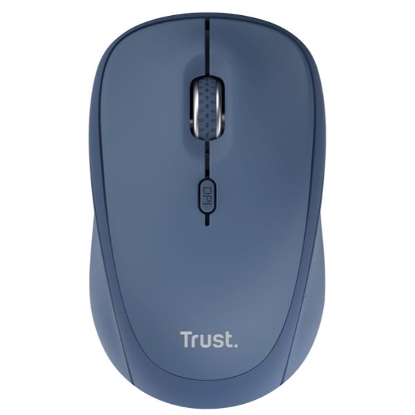 Yvi+ mouse wireless multi-dispositivo silenzioso blu 75% riciclato 8713439254556