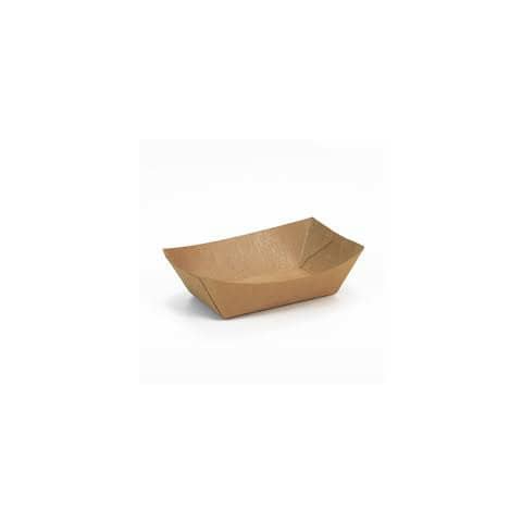 Vaschetta in kraft per frittura, confezione da 250 pezzi, capacità 290 ml, marchio Dopla Professional, codice prodotto 6058. 8005090023528 | initpc.it