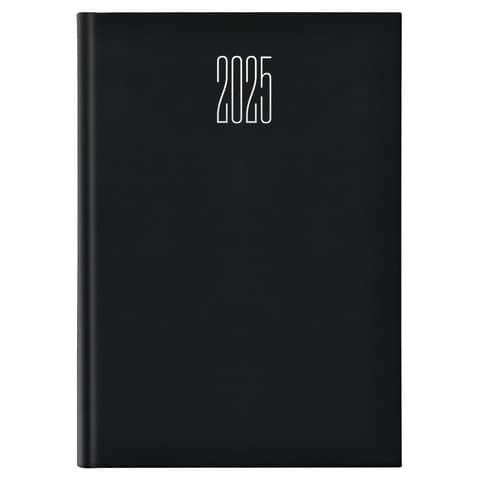 Agenda settimanale castelli 2025 nero 21x29,7 cm gommato 8051270081987