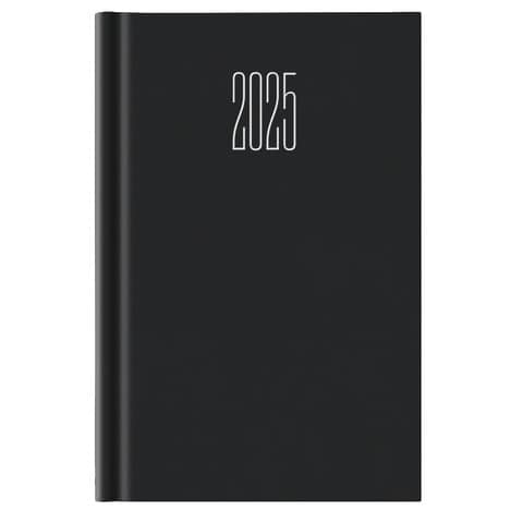 Agenda castelli 2025 gommato nero 11x16,5 cm giornaliera 8051270082137
