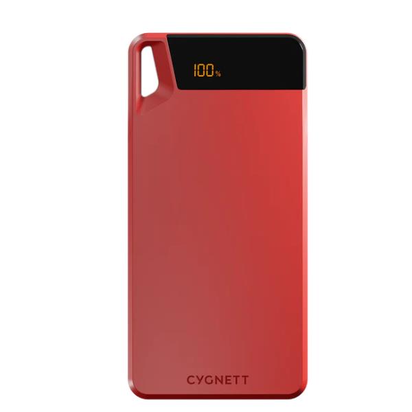 Power bank boost da 10000 milliamperere rosso portabile 0848116041827