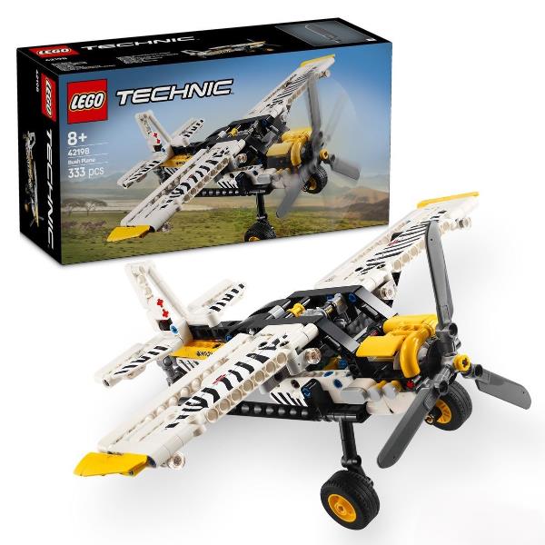 Aereo giocattolo bush lego technic 42198 per bambini da 8 anni in su 5702017816203