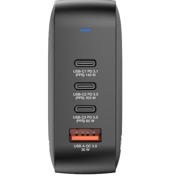 Caricatore da muro verbatim gan 165w con quattro porte. 0023942322160