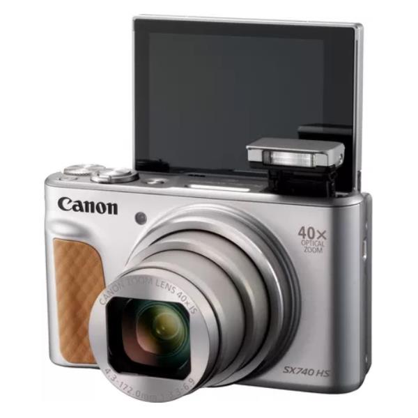 Poweshot SX740 HS Lite Edizione Argento di marca Canon, compatta e leggera fotocamera con ottimi risultati d'immagine. 4549292246117 | initpc.it