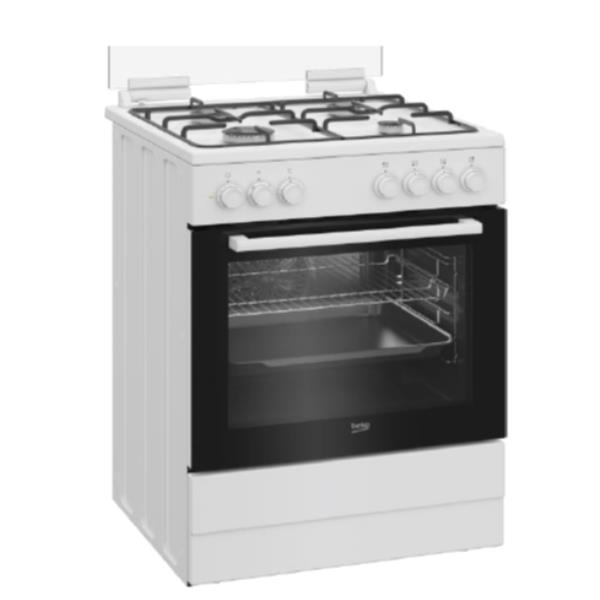 Cucina beko fbe62011wc 60x60 con forno a gas classe a bianca 8690842728877