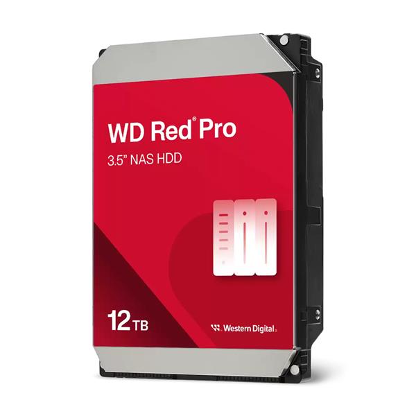 Western digital red pro hard disk 12 tb sata3 per server nas 0718037901282