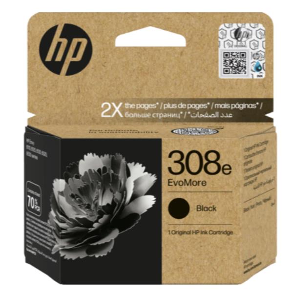 Cartuccia inchiostro nero hp 308e evomore originale per envy 196786390579