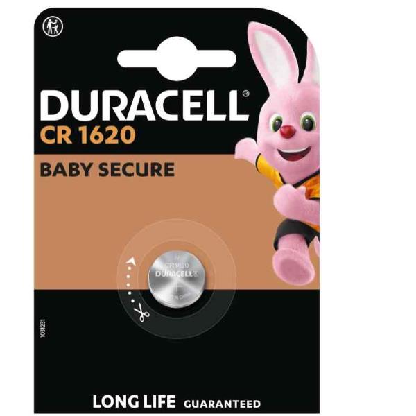 Batteria duracell specialistiche electronics cr1620 3v litio 5000394030367